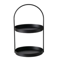 Présentoir de table en fer noir Joko - 27 x 26 x 44 cm