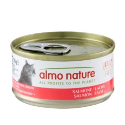Pâtée pour chat HFC Jelly au saumon Almo Nature - 70 g