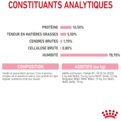 Pâtée pour chatte en gestation ou allaitante et chaton Mousse Royal Canin Babycat Instinctive - 195 g