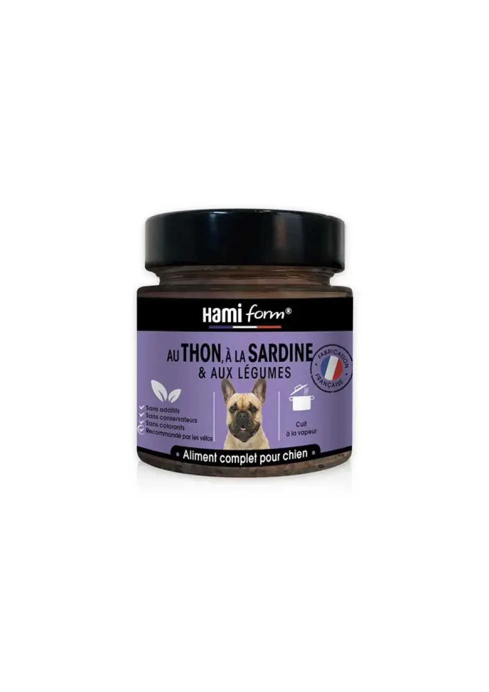 Pâtée pour chien adulte "Les cuisinés" Hamiform au thon & aux légumes - 250 g