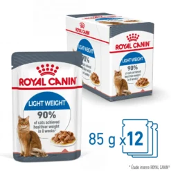 Pâtées pour chat adulte en sauce allégées Royal Canin Ultra Light - 12 x 85 g