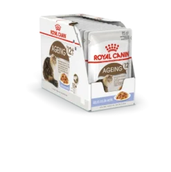 Pâtées pour chat senior en gelée Royal Canin Ageing +12 - 12 x 85 g