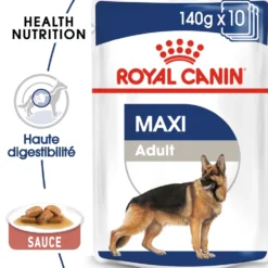 Pâtées pour chien adulte de grande race Royal Canin Maxi Adult - 10 x 140 g