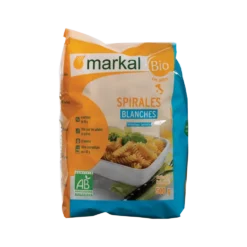 Pâtes spirales blanches bio Markal - 500 g