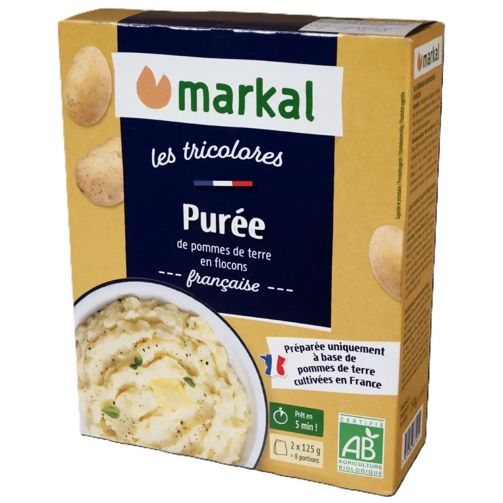 Purée de pomme de terre en flocons bio Markal - 250 g