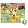 Puzzle Janod Une journée à la ferme - 24 pièces