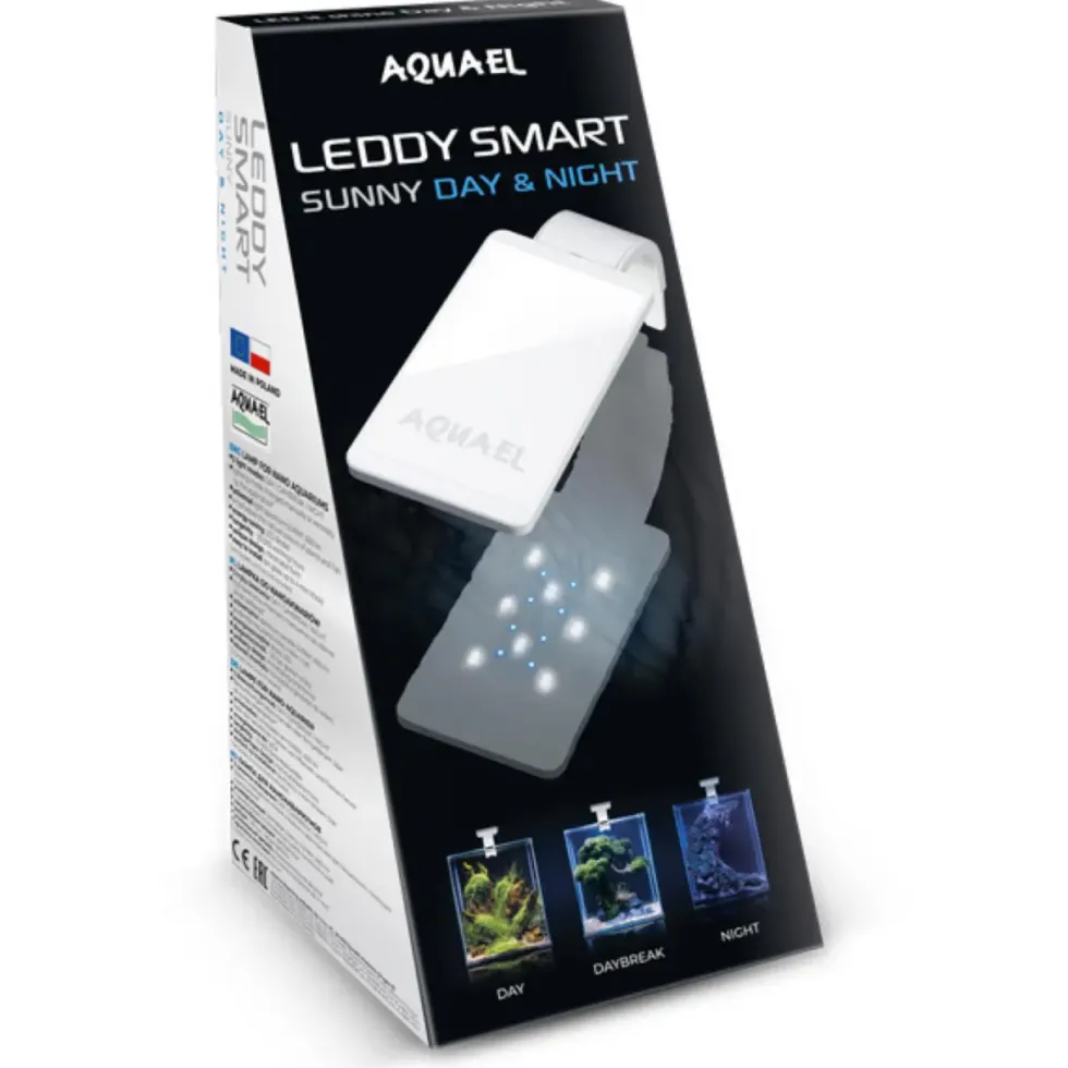 Rampe LED aquarium d'eau douce, 4,8 W, fonction jour et nuit - AQUAEL LEDDY Smart 2.0