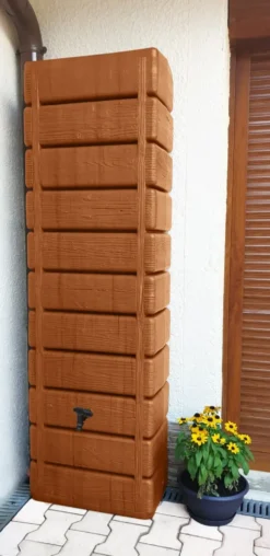 Récupérateur d’eau coloris brun Bellijardin Woody - 300 L