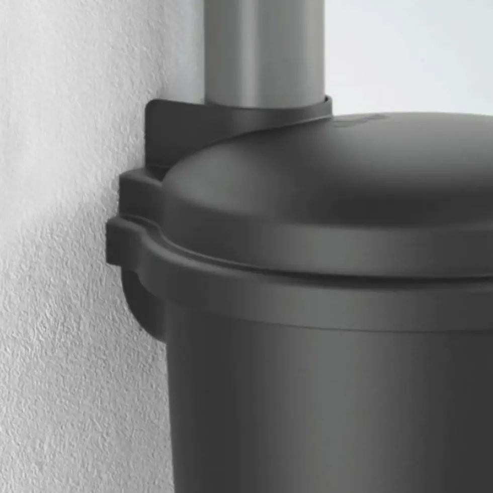 Récupérateur d'eau de pluie Green basics noir - Elho 35 litres