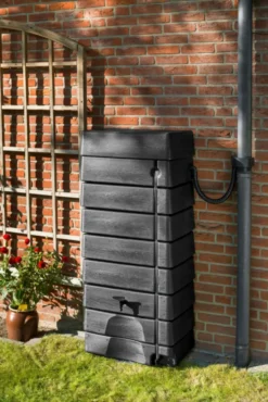 Récupérateur à eau mural coloris anthracite - 276 L