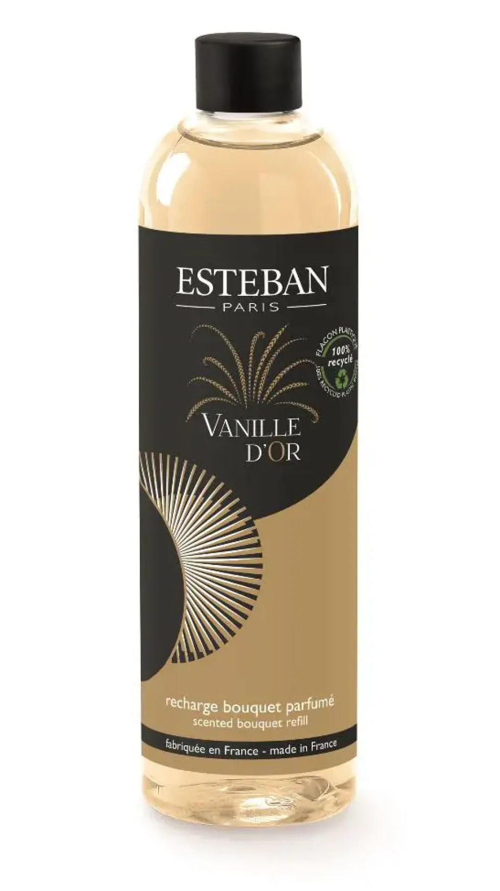 Recharge de parfum bouquet et diffuseur Esteban collection Vanille d'or – 250 ml