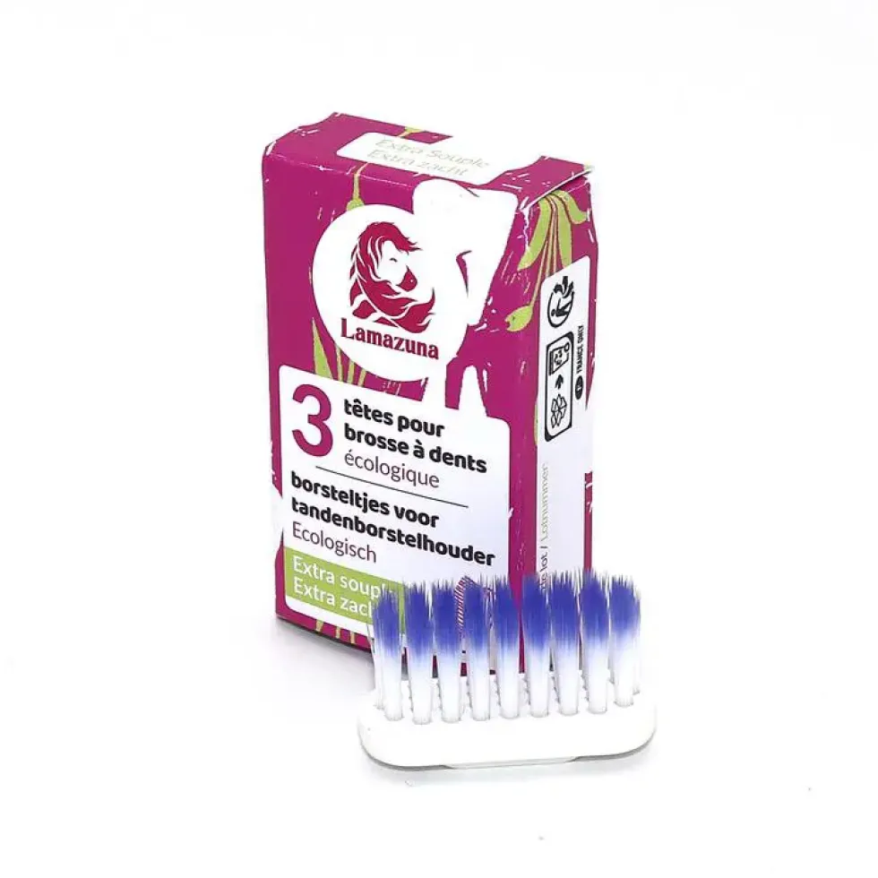 Recharge de 3 tête extra souples Lamazuna - 3 pièces