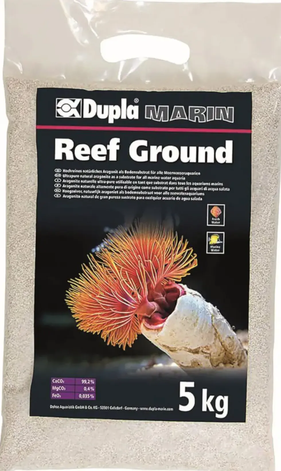 Reef ground Aragonite Dewerse 0,5/1,2 mm – 4 kg