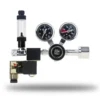 Régulateur CO2 aquarium double étape avec solénoïde intégré - CO2ART Série PRO-SE