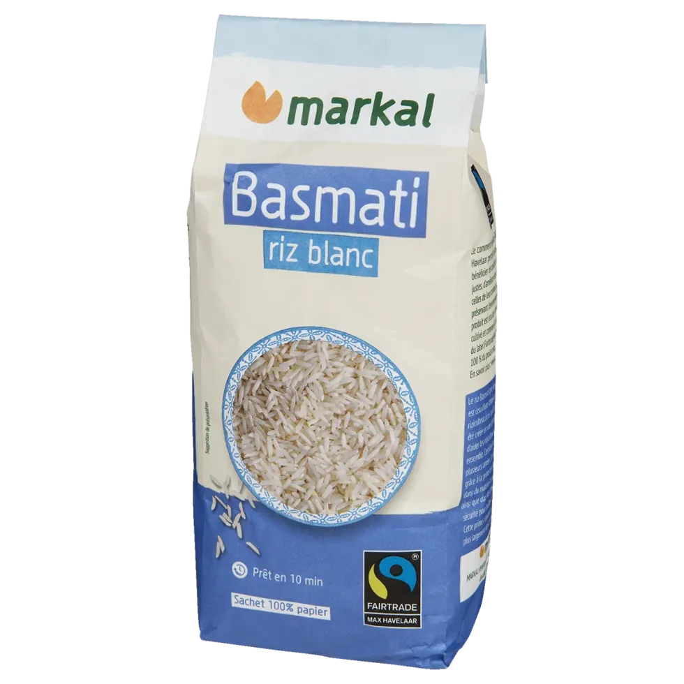 Riz basmati blanc bio Markal - 1 kg