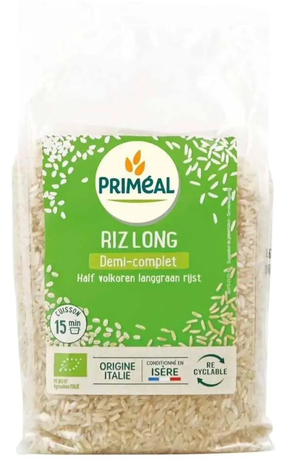 Riz long demi complet bio - 1 kg