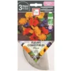 Ronds présemés de fleurs comestibles bio série 5 Ernest Turc - les 3 ronds de 10 cm