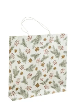 Sac cadeau pin coloris multicolore en papier - 35,5 x 35,5 x 15 cm