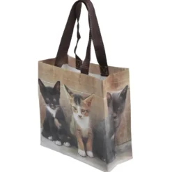 Sac de course illustrations chatons taille S - 24,6 x 9,7 x 23,9 cm