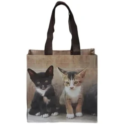Sac de course illustrations chatons taille S - 24,6 x 9,7 x 23,9 cm