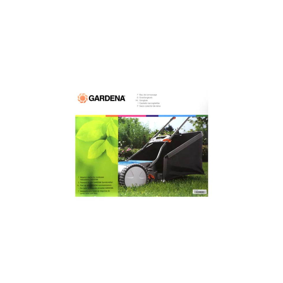 Sac de ramassage noir pour tondeuses Gardena de 49 x 49 x 58 cm