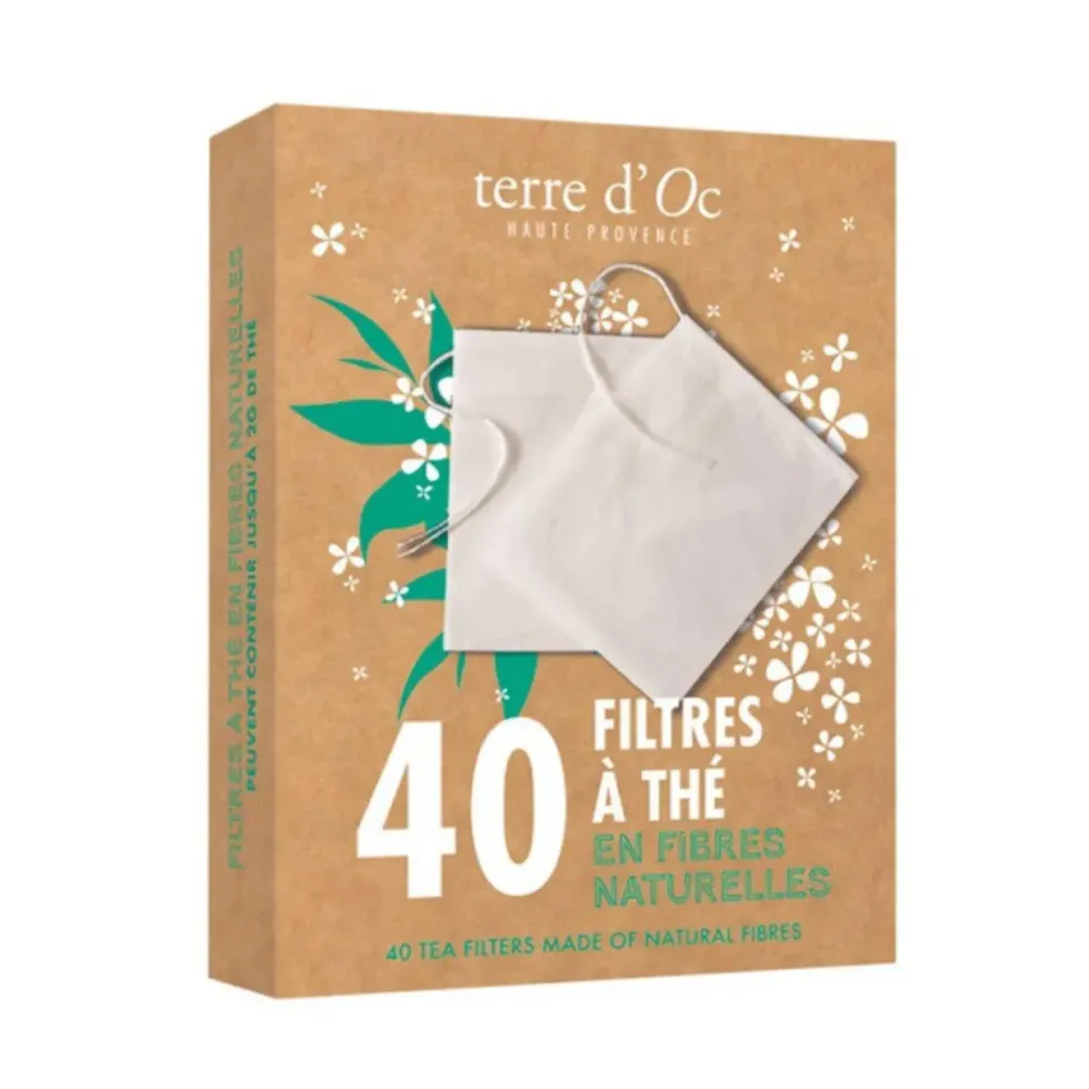40 sachets filtres à thé Terre d’Oc