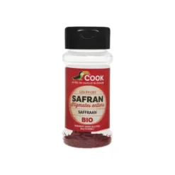 Safran en stigmates bio dans un pot de 1 g