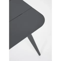 Salon de jardin en aluminium coloris anthracite et corde Jandia - 4 éléments (canapé, table basse et deux fauteuils)
