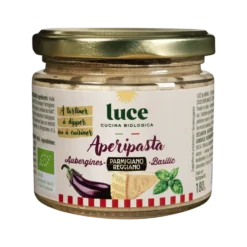 Sauce bio Apéripasta aubergine basilic parmesan Luce - 180 g
