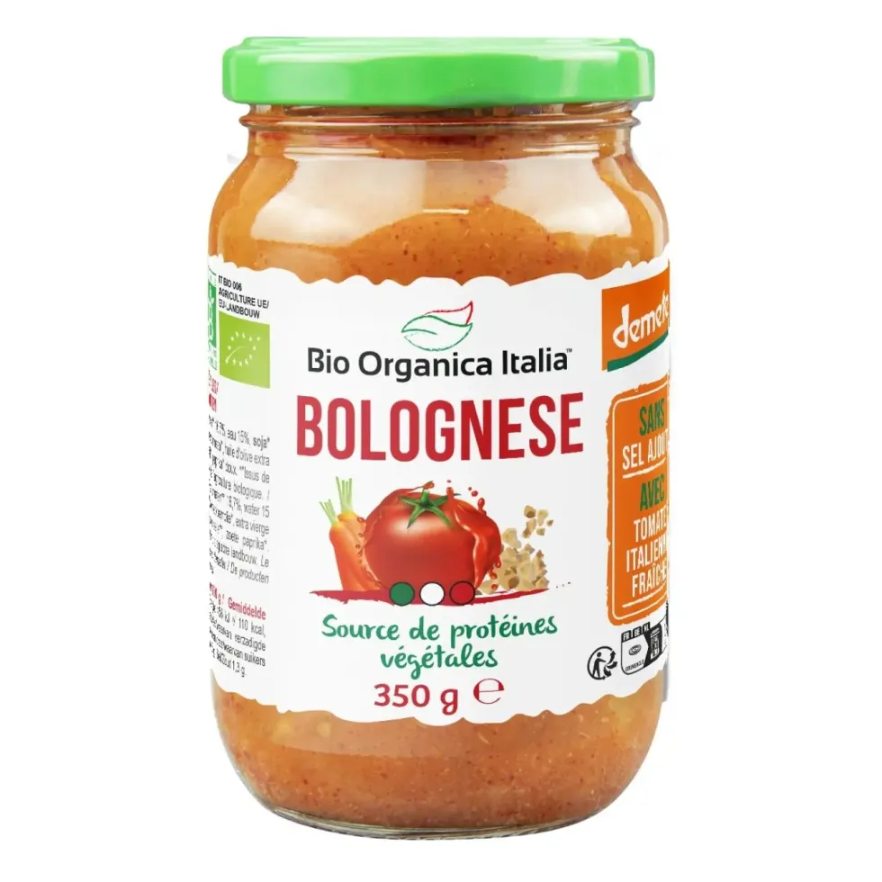 Sauce bio bolognaise végétale Bio Organica - 350 g