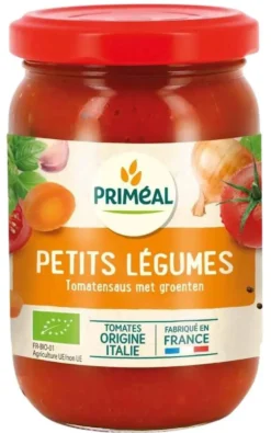 Sauce tomate aux petits légumes bio en pot de 200 g