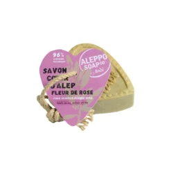 Savon cœur parfum fleur de rose Tadé Méditerranée - 150 g