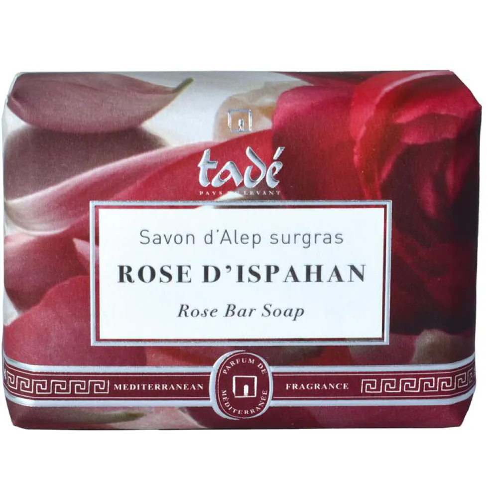 Savon solide d'Alep surgras Rose d'Ispahan