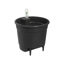 Self-watering insert d’arrosage automatique living noir Elho - 24 cm