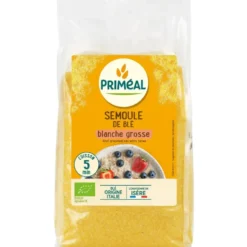Semoule de blé dur blanche grosse bio Primeal - 500 g