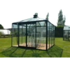 Serre de jardin en aluminium laqué ACD Orangerie Paulette - 380 x 380 cm