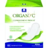 Serviettes hygiéniques bio fines à ailettes Flux abondant x 10