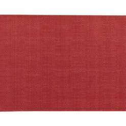 Set de table Canna coloris rouge en polyester - 33 x 45 cm