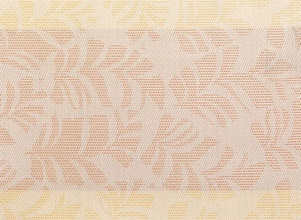 Set de table Hoja coloris jaune en polyester - 33 x 45 cm