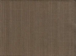 Set de table PVC et polyester coloris café Canna - 45 x 33 cm