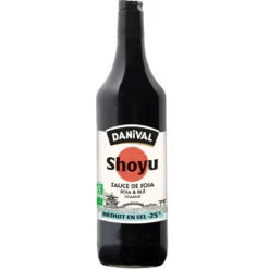 Shoyu bio réduit en sel Danival - 50 cl