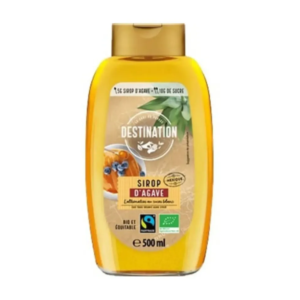 Sirop d'agave bio équitable Destination - 500 ml