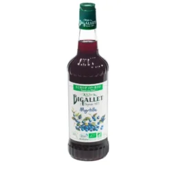 Sirop de myrtille bio - Bouteille de 70 cl