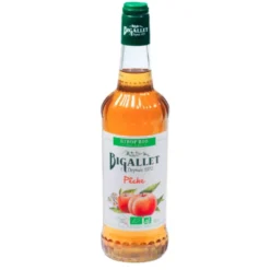 Sirop de Pêche bio - Bouteille de 70 cl