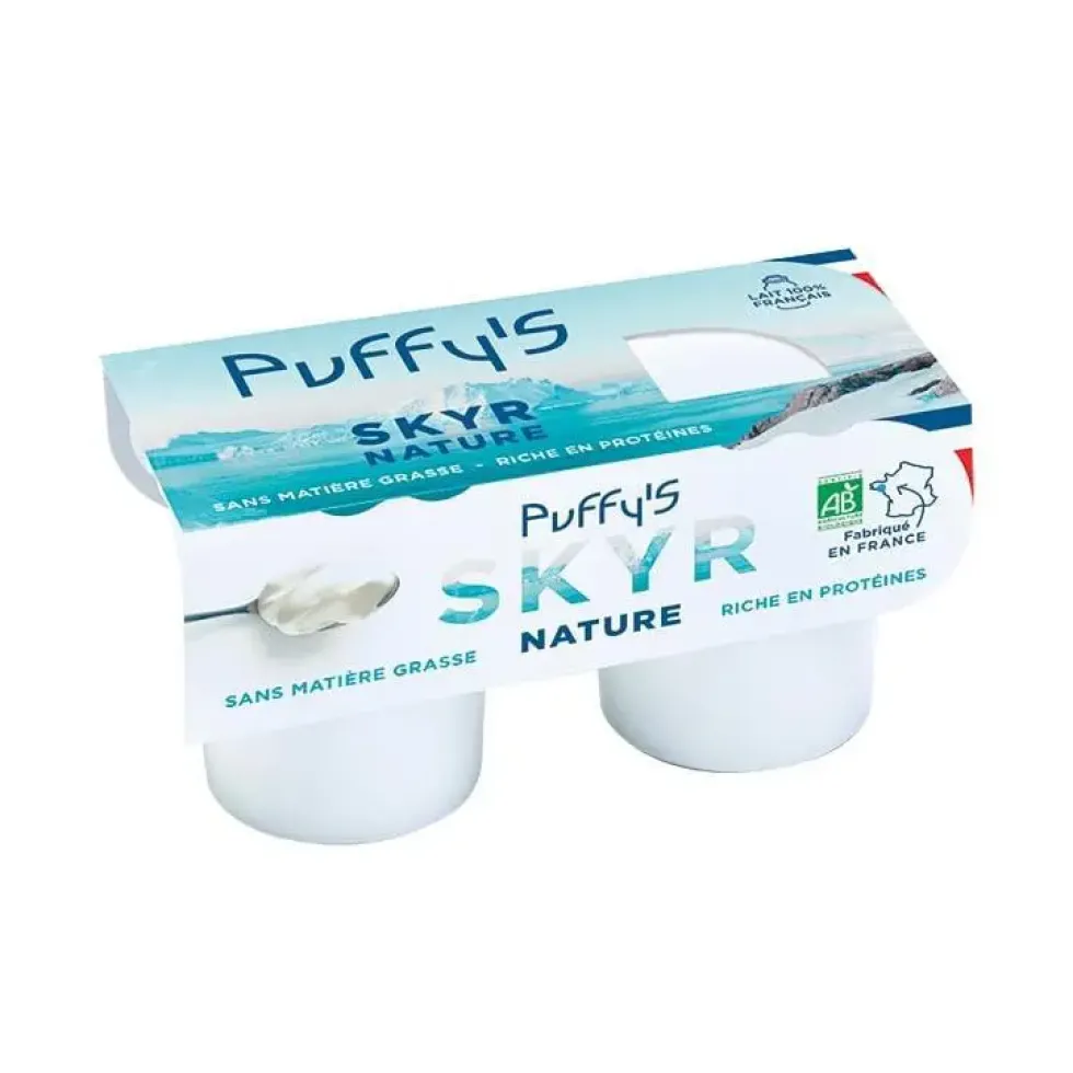 Skyr nature bio Puffy’s - 2 x 125 g