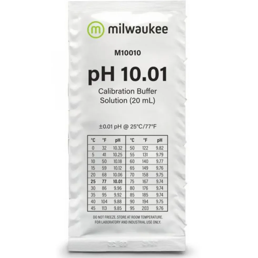 Solution d'étalonnage pH 10.01 - MILWAUKEE, 20ml