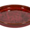 Soucoupe en grès émaillé rouge Passion for Pottery Shanghaï - Ø 30 cm