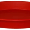 Soucoupe en plastique recyclé rouge rubis Cocoripot - Ø 50 cm