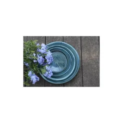 Soucoupe gamme Les poteries d'Albi coloris bleu Ø 33 x 4 cm