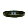 Soucoupe ronde en métal recyclé coloris vert algue vif Upcycle Cylindre XXL - Ø 47 x H 5,5 cm
